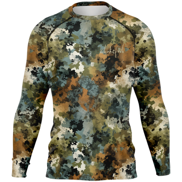 Chokefish™ Long Sleeve Rashguard Acid-Wash Men's Shirt-014